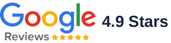 4.9 stars on Google Reviews
